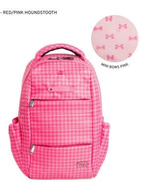 Lug Hopper SE Backpack Red/Pink Houndstooth